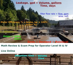 Practical Math for water & Wastewater Operators Level III & IV