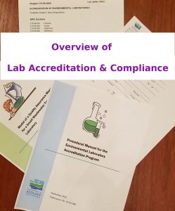 OVerview of Laboratory Accreditation & Compliance